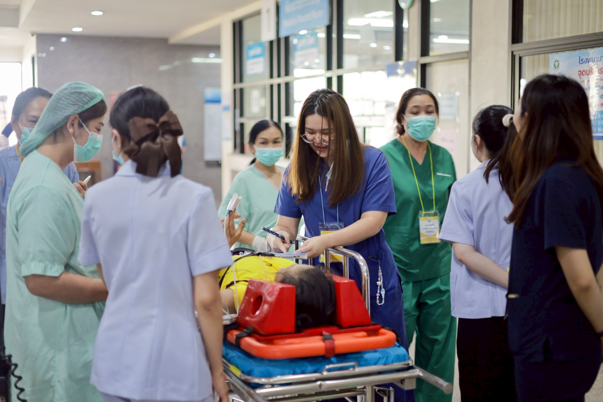 ซ้อมแผนอุบัติเหตุ่หมู่ ปีงบประมาณ 2569  โรงพยาบาลหนองหาน 